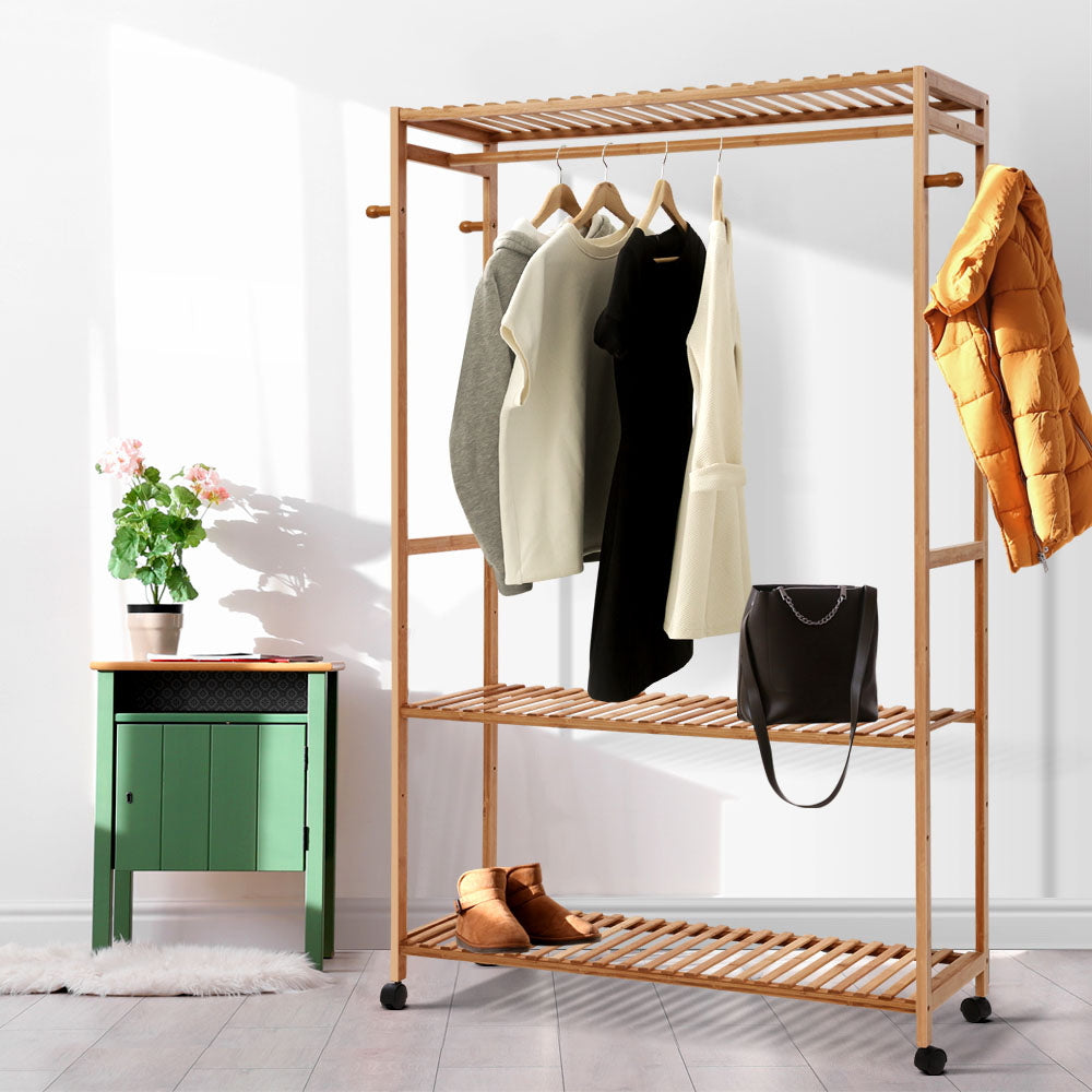 Artiss Clothes Rack Wardrobe Coat Stand Hanger 165cm-Coat Racks-PEROZ Accessories