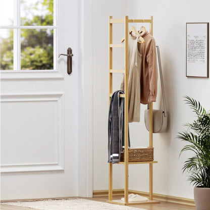 Artiss Clothes Rack Airer Coat Stand Bamboo-Furniture &gt; Living Room &gt; Coat Racks-PEROZ Accessories