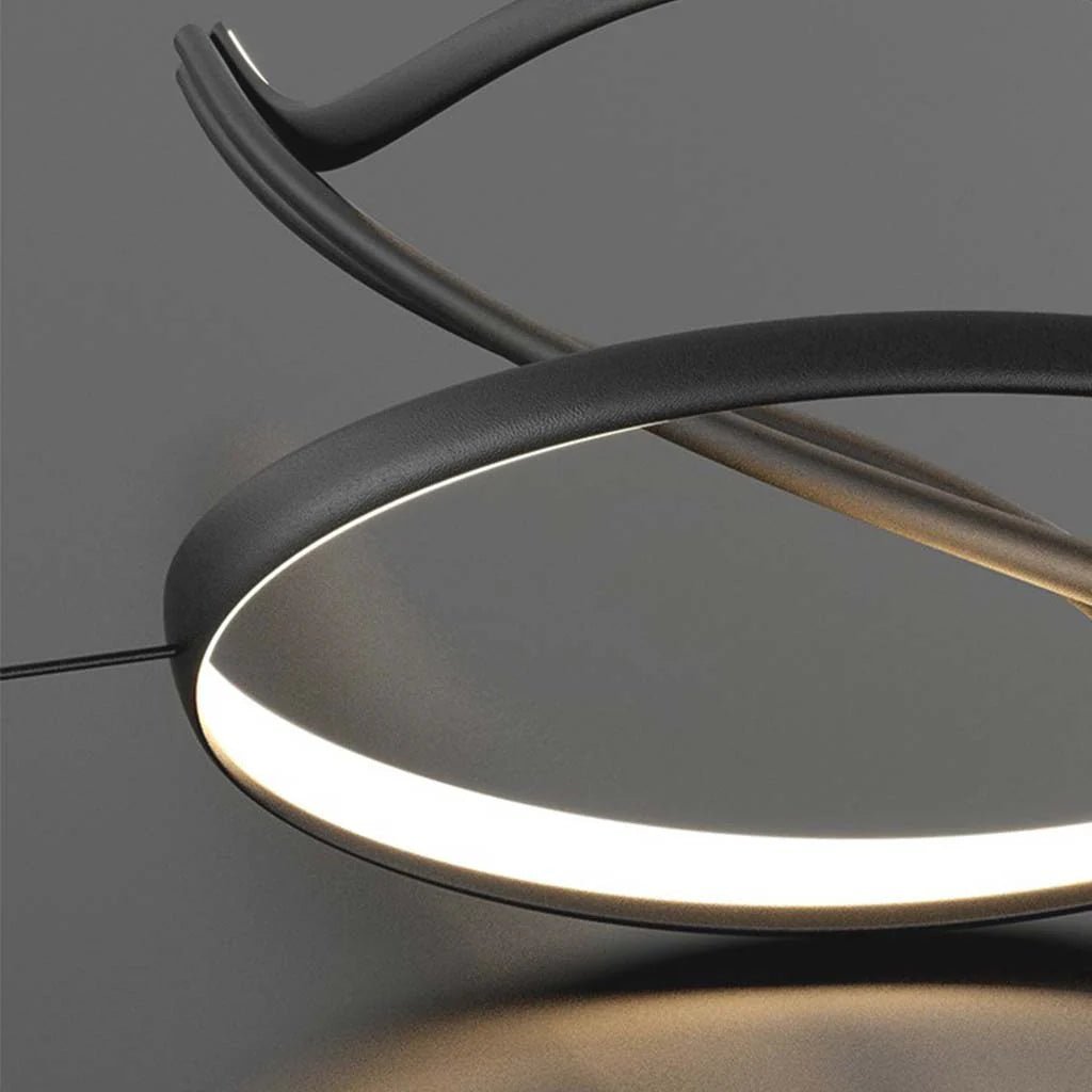 BAMDECOR A203 1.8m Modern minimalist pendant lights for home decoration ceiling pendant light (Black)-Home &amp; Garden > Lighting > Ceiling Lights-PEROZ Accessories