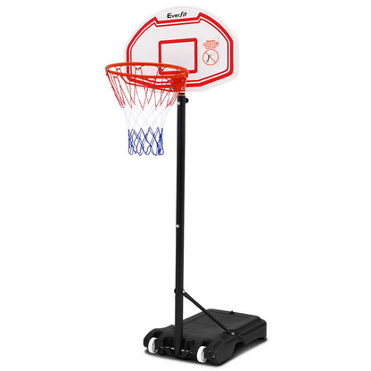 Everfit 2.1M Basketball Hoop Stand System Adjustable Portable Pro Kids White-Sports &amp; Fitness &gt; Basketball &amp; Accessories-PEROZ Accessories