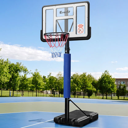 Everfit 3.05M Basketball Hoop Stand System Adjustable Height Portable Pro Blue-Sports &amp; Fitness &gt; Basketball &amp; Accessories-PEROZ Accessories