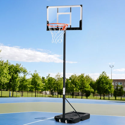 Everfit 3.05M Basketball Hoop Stand System Portable Height Adjustable w/ Knob-Sports &amp; Fitness &gt; Ball Sports &gt; Basketball &amp; Basketball Accessories-PEROZ Accessories