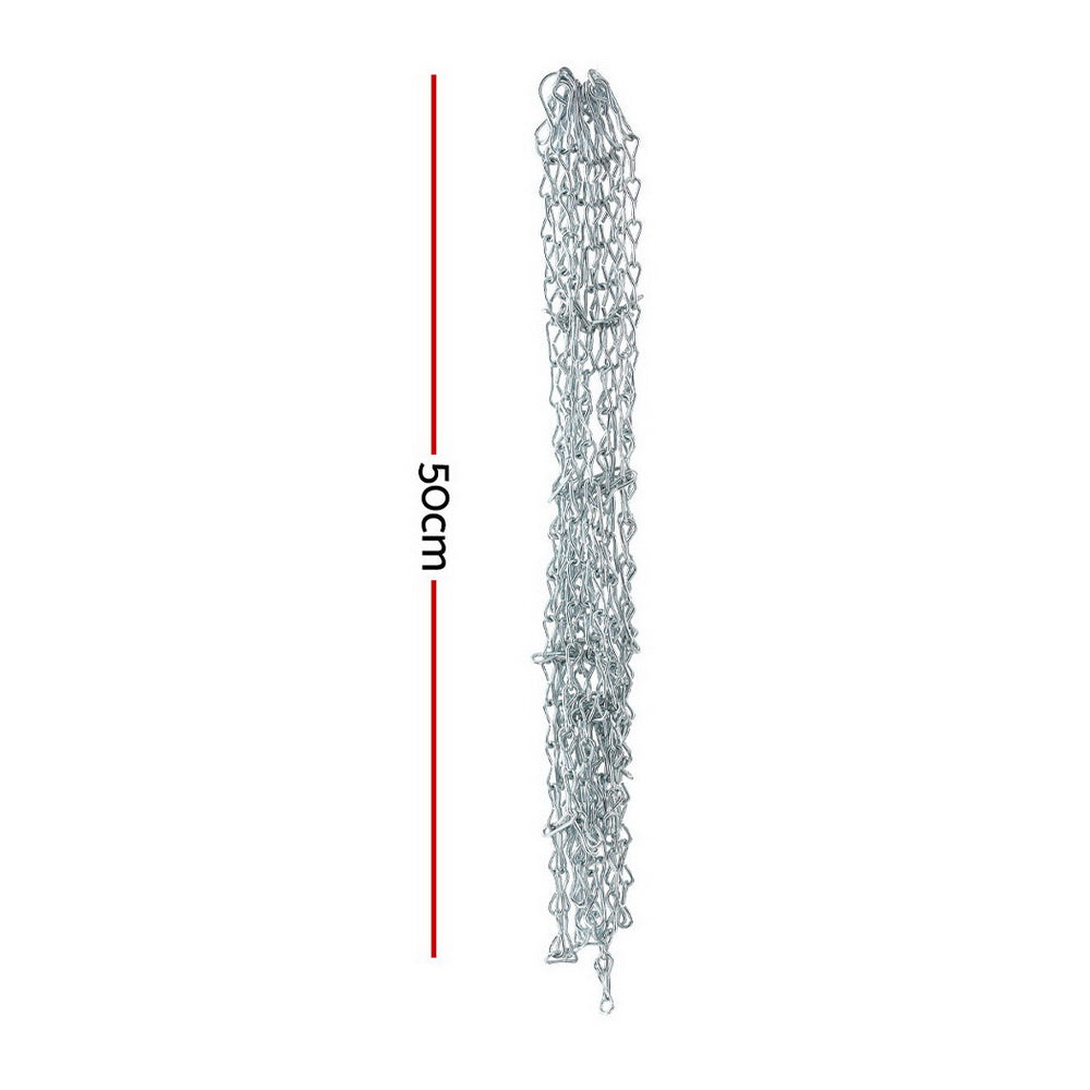 Everfit Basketball Ring Metal Braided Chain Net 12 Loop-Sports &amp; Fitness &gt; Basketball &amp; Accessories-PEROZ Accessories