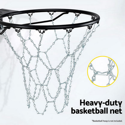 Everfit Basketball Ring Metal Braided Chain Net 12 Loop-Sports &amp; Fitness &gt; Basketball &amp; Accessories-PEROZ Accessories