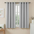 Artiss Blockout Curtains 2X 132x160cm Thermal Insulated Eyelet Drapes Grey-Home & Garden > Curtains > Curtains & Drapes-PEROZ Accessories