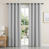 Artiss Blockout Curtains 2X 132x213cm Thermal Insulated Eyelet Drapes Grey-Home & Garden > Curtains > Curtains & Drapes-PEROZ Accessories