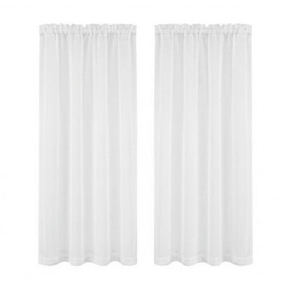 Artiss Blockout Curtains 2X 132x160cm Light Filtering Window Drapes Rod Pocket-Home &amp; Garden > Curtains > Curtains &amp; Drapes-PEROZ Accessories