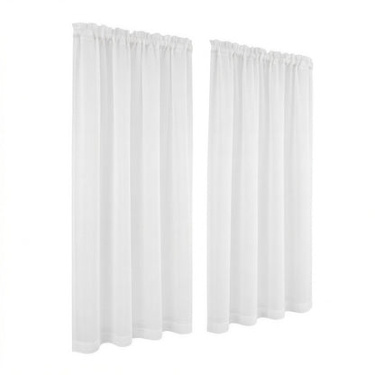 Artiss Blockout Curtains 2X 132x160cm Light Filtering Window Drapes Rod Pocket-Home &amp; Garden > Curtains > Curtains &amp; Drapes-PEROZ Accessories