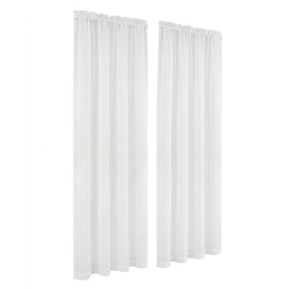 Artiss Blockout Curtains 2X 132x213cm Light Filtering Window Drapes Rod Pocket-Home &amp; Garden > Curtains > Curtains &amp; Drapes-PEROZ Accessories