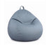 Artiss Outdoor Bean Bag Chair Cover (No Filler) Splash-Proof Beanbag Sofacover for Adults Teens Kids Stuffable Bean Bag Cover for Patio Poolside Relaxing, Grey-Furniture > Sofas > Sofa Accessories-PEROZ Accessories