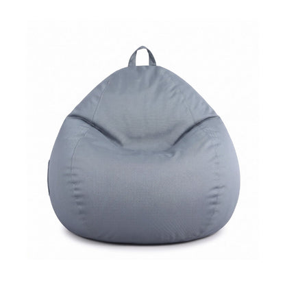 Artiss Outdoor Bean Bag Chair Cover (No Filler) Splash-Proof Beanbag Sofacover for Adults Teens Kids Stuffable Bean Bag Cover for Patio Poolside Relaxing, Grey-Furniture > Sofas > Sofa Accessories-PEROZ Accessories