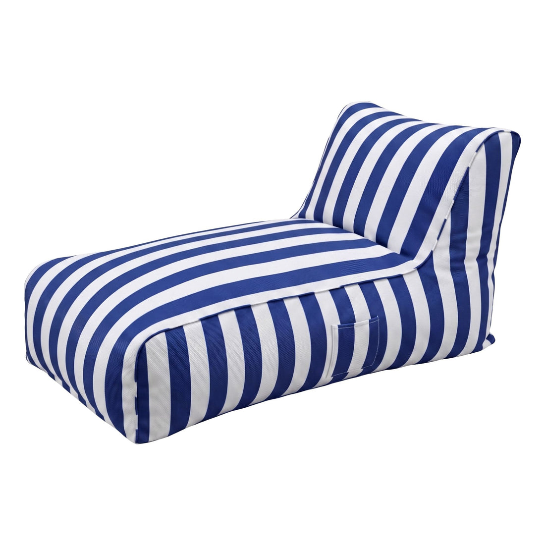 Artiss Outdoor Bean Bag Chair Cover (No Filler) Splash-Proof Beanbag Lounge Sofacover Stuffed Animal Storage Bean Bag Cover for Patio Poolside Relaxing, Blue-Furniture > Sofas > Sofa Accessories-PEROZ Accessories