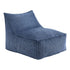 Artiss Bean Bag Chair Cover (No Filler) Soft Corduroy Stuffed Animal Storage Bean Bag Cover for Adults, Washable Lazy Sofa Cover for Living Room Bedroom, Blue-Furniture > Sofas > Sofa Accessories-PEROZ Accessories