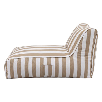 Artiss Outdoor Bean Bag Chair Cover (No Filler) Splash-Proof Beanbag Lounge Sofacover Stuffed Animal Storage Bean Bag Cover for Patio Poolside Relaxing, Taupe-Furniture > Sofas > Sofa Accessories-PEROZ Accessories