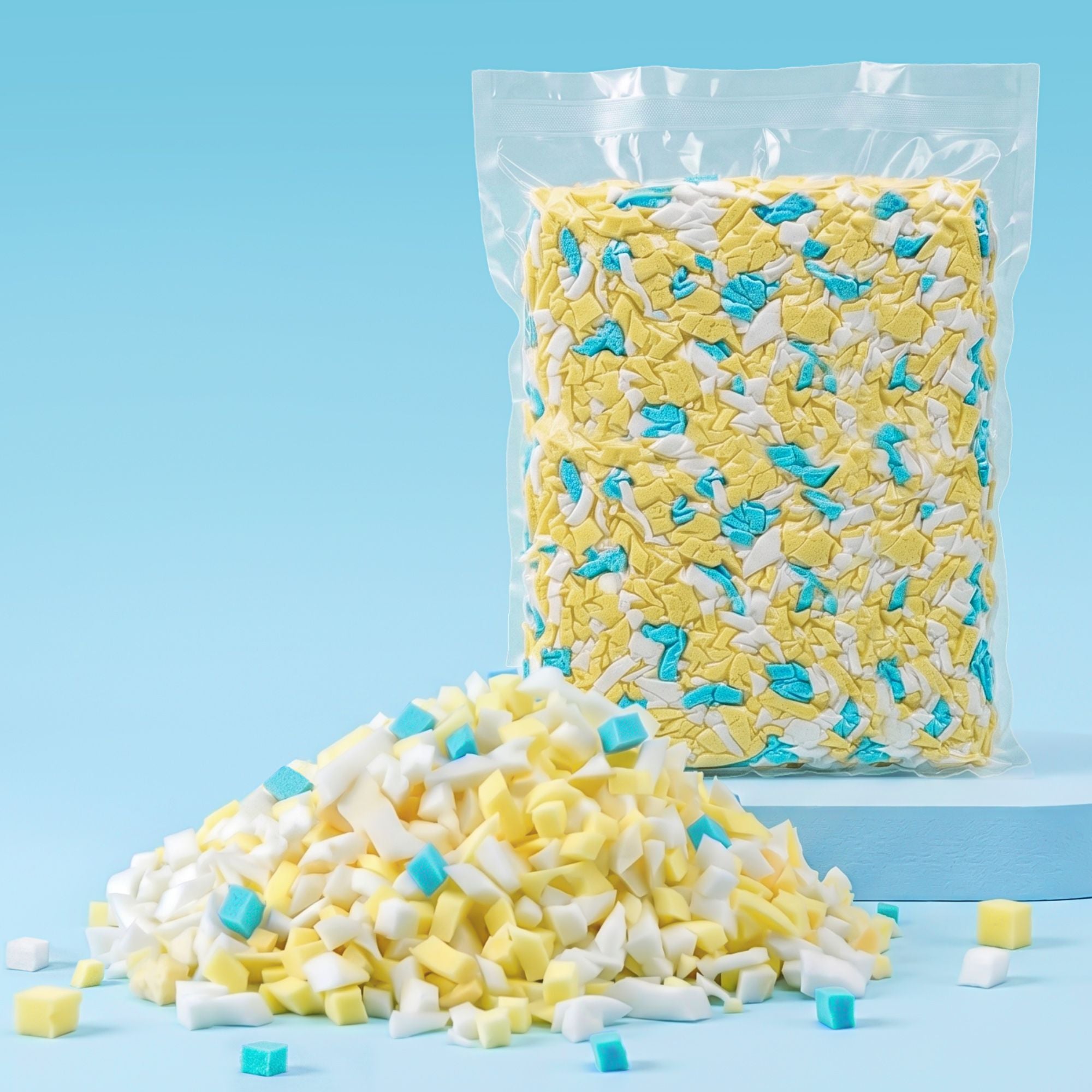 Artiss 5lbs (2.2KG) Bean Bag Filler Shredded Memory Foam Filling High Density Soft Pillow Stuffing for Bean Bag Chair, Couch Cushion, Dog Bed, Stuffed Animals and Arts Crafts-Furniture > Sofas > Sofa Accessories-PEROZ Accessories