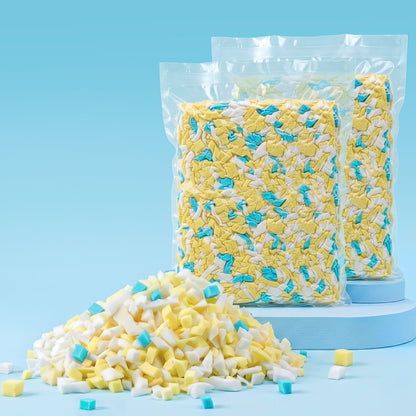 Artiss 10lbs (4.4KG) Bean Bag Filler Shredded Memory Foam Filling High Density Soft Pillow Stuffing for Bean Bag Chair, Couch Cushion, Dog Bed, Stuffed Animals and Arts Crafts-Furniture > Sofas > Sofa Accessories-PEROZ Accessories
