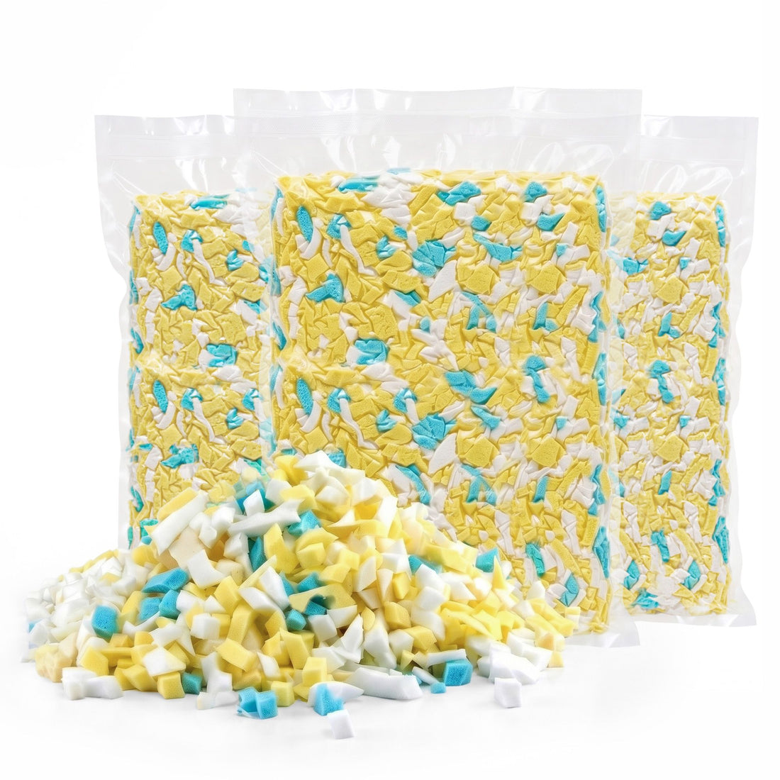 Artiss 15lbs (6.6KG) Bean Bag Filler Shredded Memory Foam Filling High Density Soft Pillow Stuffing for Bean Bag Chair, Couch Cushion, Dog Bed, Stuffed Animals and Arts Crafts-Furniture > Sofas > Sofa Accessories-PEROZ Accessories