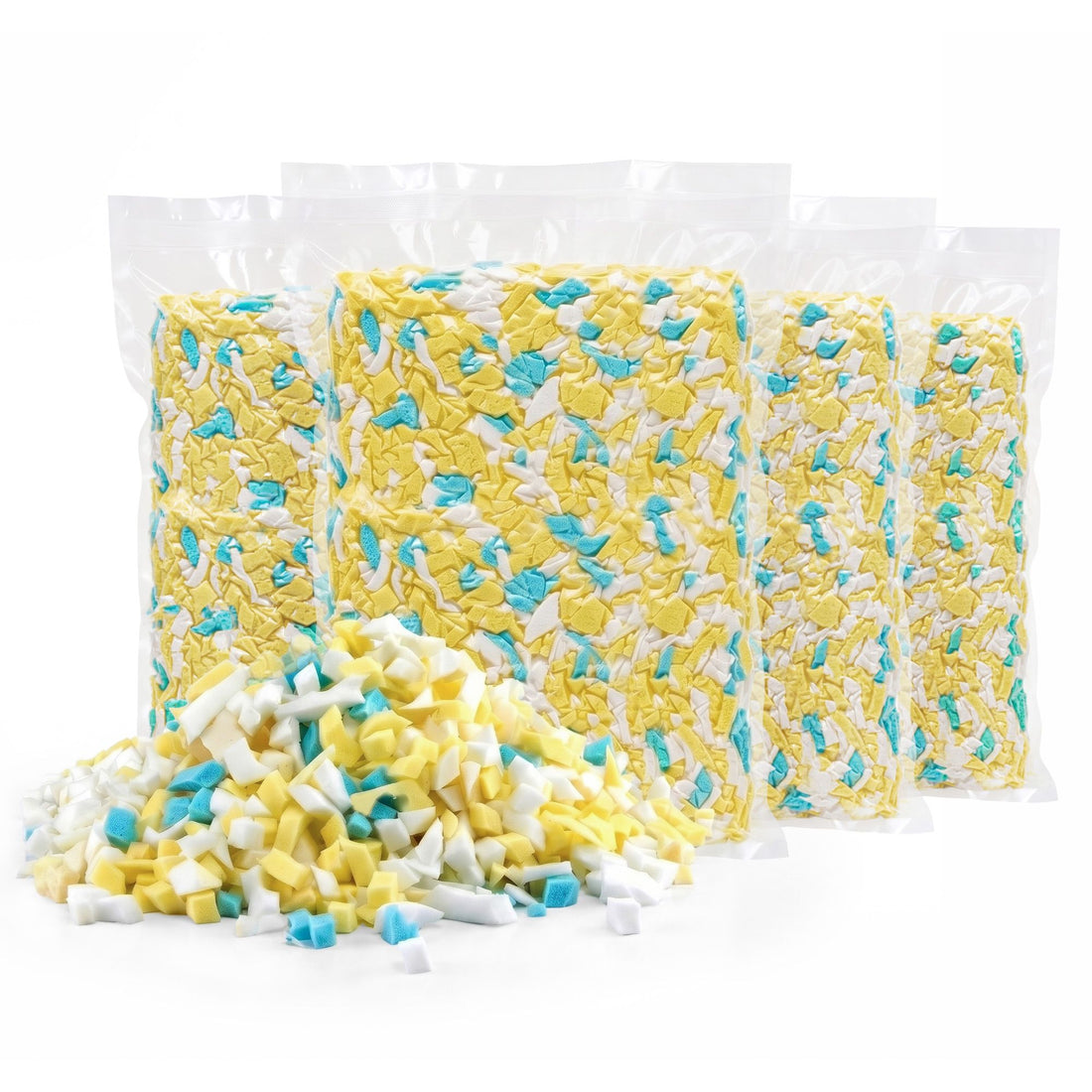 Artiss 20lbs (8.8KG) Bean Bag Filler Shredded Memory Foam Filling High Density Soft Pillow Stuffing for Bean Bag Chair, Couch Cushion, Dog Bed, Stuffed Animals and Arts Crafts-Furniture > Sofas > Sofa Accessories-PEROZ Accessories