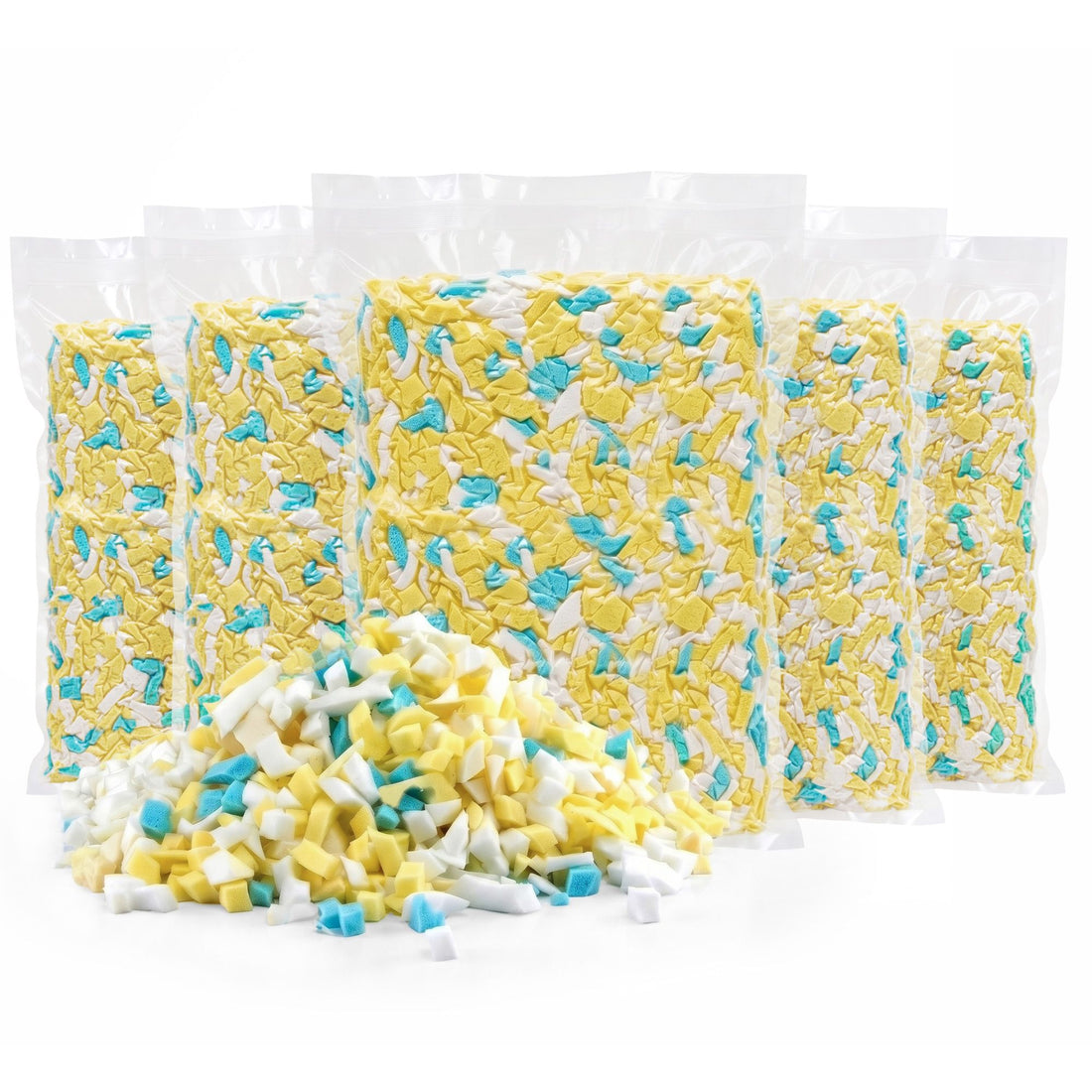 Artiss 25lbs (11KG) Bean Bag Filler Shredded Memory Foam Filling High Density Soft Pillow Stuffing for Bean Bag Chair, Couch Cushion, Dog Bed, Stuffed Animals and Arts Crafts-Furniture > Sofas > Sofa Accessories-PEROZ Accessories