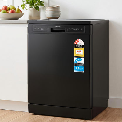 Devanti 12 Place Settings Dishwasher 55cm Freestanding Benchtop Built-In-Appliances > Kitchen Appliances > Dishwashers-PEROZ Accessories