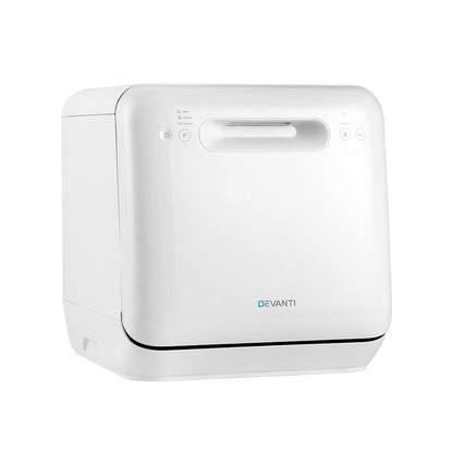 Devanti Benchtop Dishwasher 3 Place Bench Top Countertop Dish Washer Cleaner-Appliances &gt; Kitchen Appliances-PEROZ Accessories