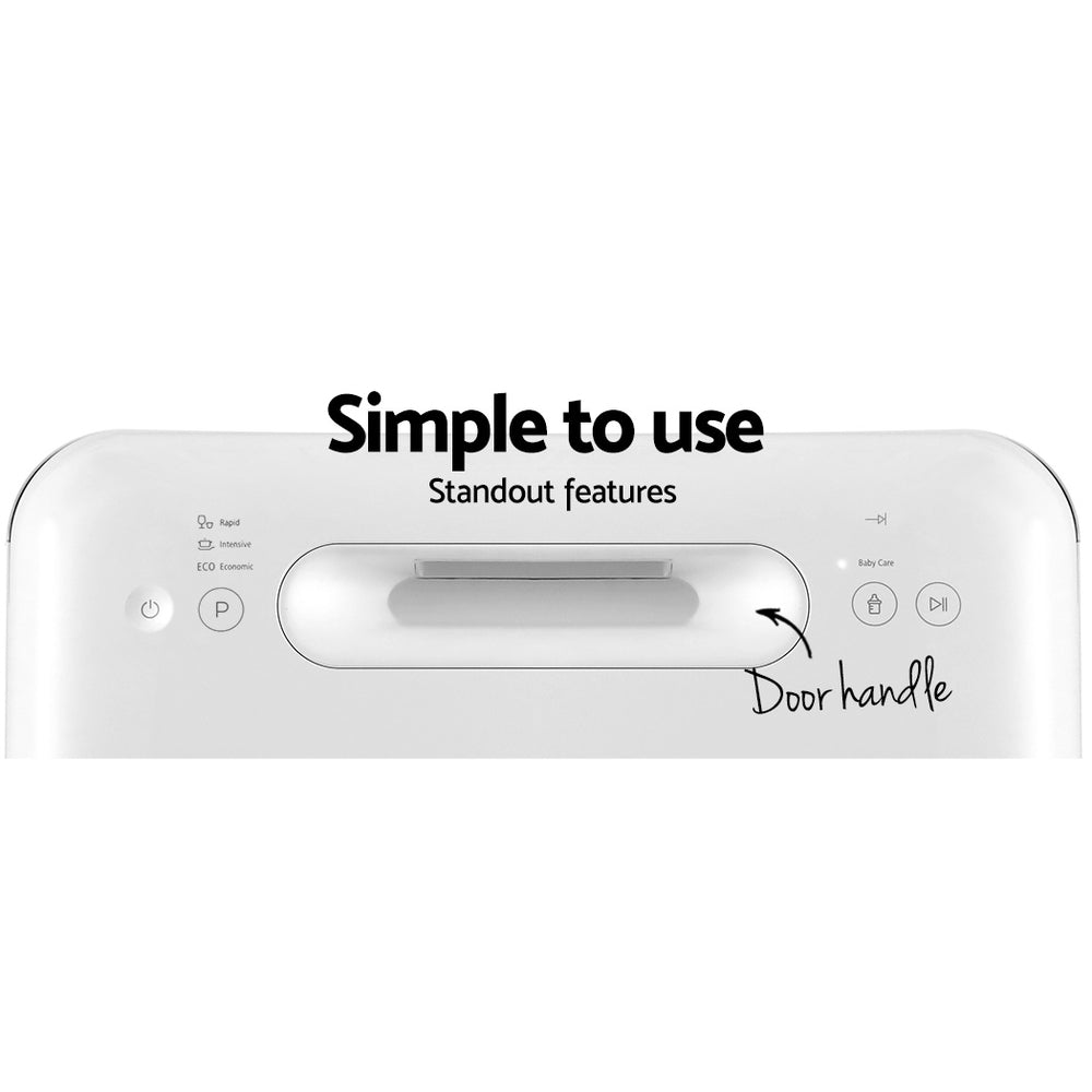 Devanti Benchtop Dishwasher 3 Place Bench Top Countertop Dish Washer Cleaner-Appliances &gt; Kitchen Appliances-PEROZ Accessories