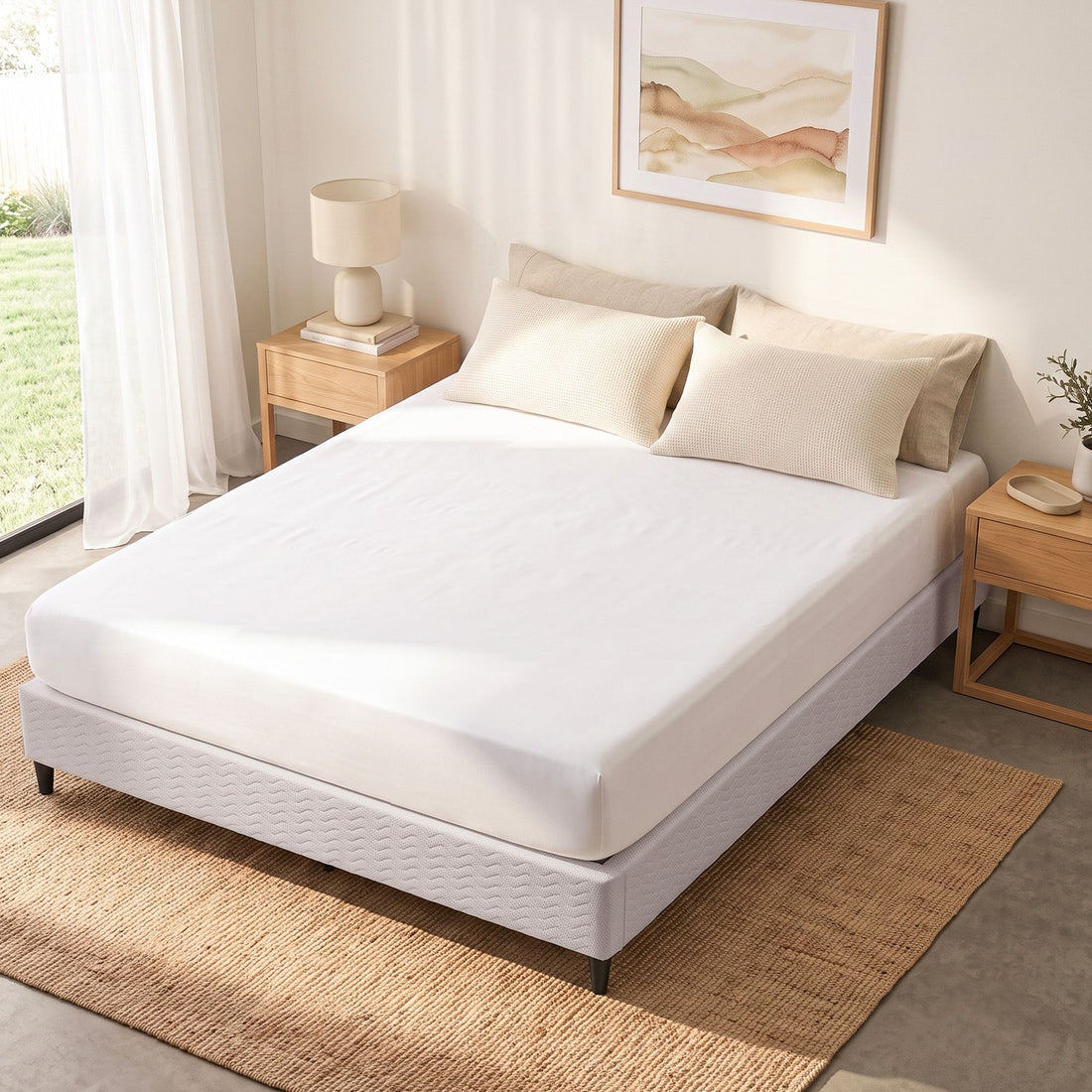 Artiss Bed Frame King Size Metal Grey MASON-Furniture > Bedroom-PEROZ Accessories
