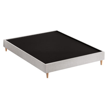 Artiss Bed Frame Queen Size Beige ZORA-Furniture &gt; Bedroom-PEROZ Accessories