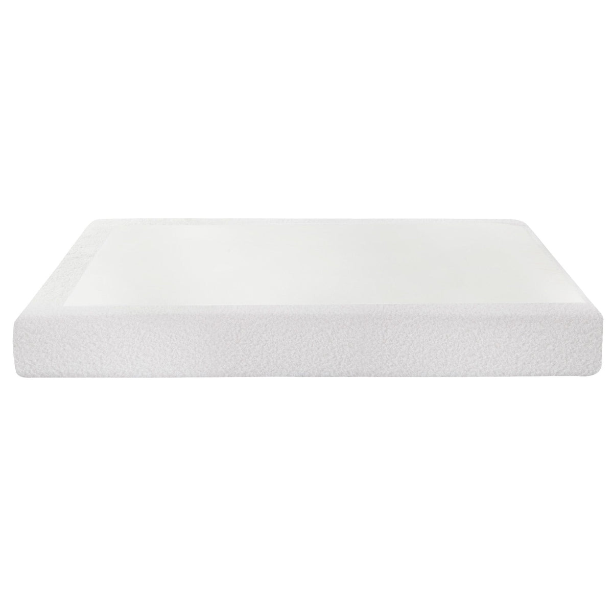 Artiss Compression Bed Frame Double Size No Assembly Vacuum High Density Sponge Boucle Cream White-Furniture > Bedroom > Beds &amp; Bed Frames-PEROZ Accessories