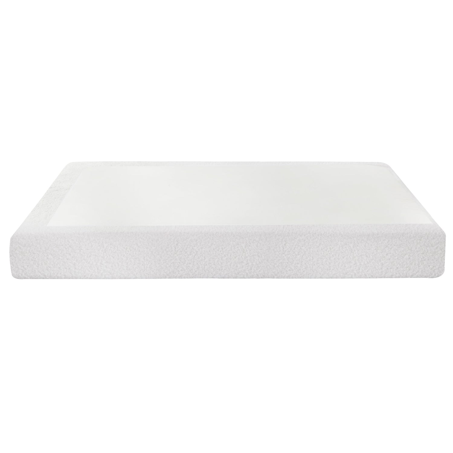 Artiss Compression Bed Frame Double Size No Assembly Vacuum High Density Sponge Boucle Cream White-Furniture > Bedroom > Beds &amp; Bed Frames-PEROZ Accessories