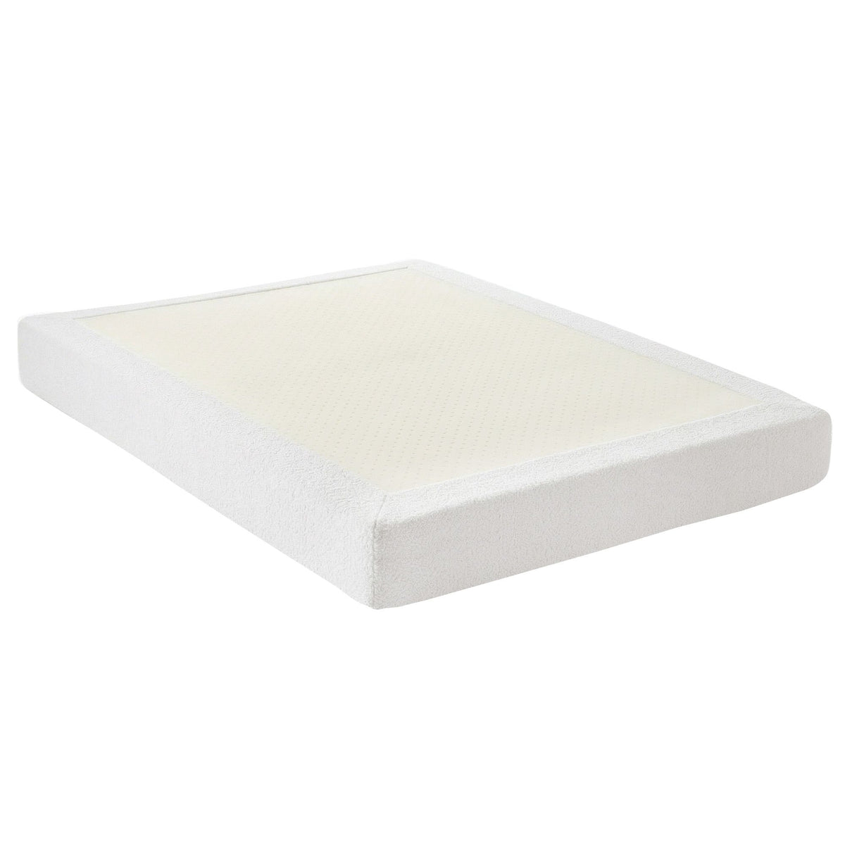 Artiss Compression Bed Frame Queen Size No Assembly Vacuum High Density Sponge Boucle Cream White-Furniture > Bedroom > Beds &amp; Bed Frames-PEROZ Accessories