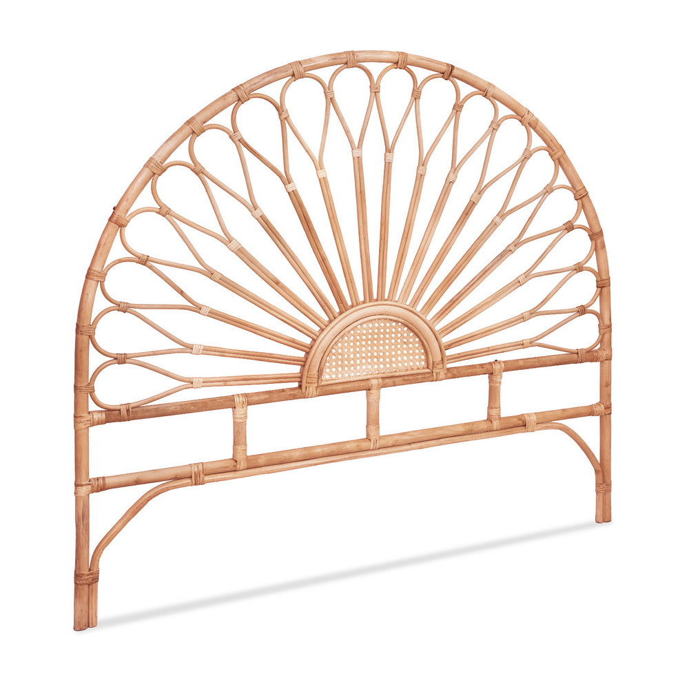 Artiss Bed Headboard Double Bedhead Rattan - MARI Pine-Furniture &gt; Bedroom &gt; Headboards-PEROZ Accessories