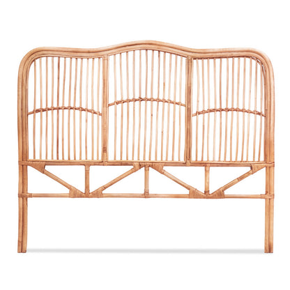 Artiss Bed Headboard Double Bedhead Rattan - NERO Pine-Furniture &gt; Bedroom &gt; Headboards-PEROZ Accessories