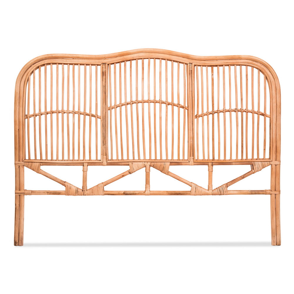 Artiss Bed Headboard Queen Bedhead Rattan - NERO Pine-Furniture &gt; Bedroom &gt; Headboards-PEROZ Accessories
