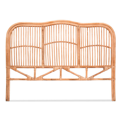 Artiss Bed Headboard Queen Bedhead Rattan - NERO Pine-Furniture &gt; Bedroom &gt; Headboards-PEROZ Accessories
