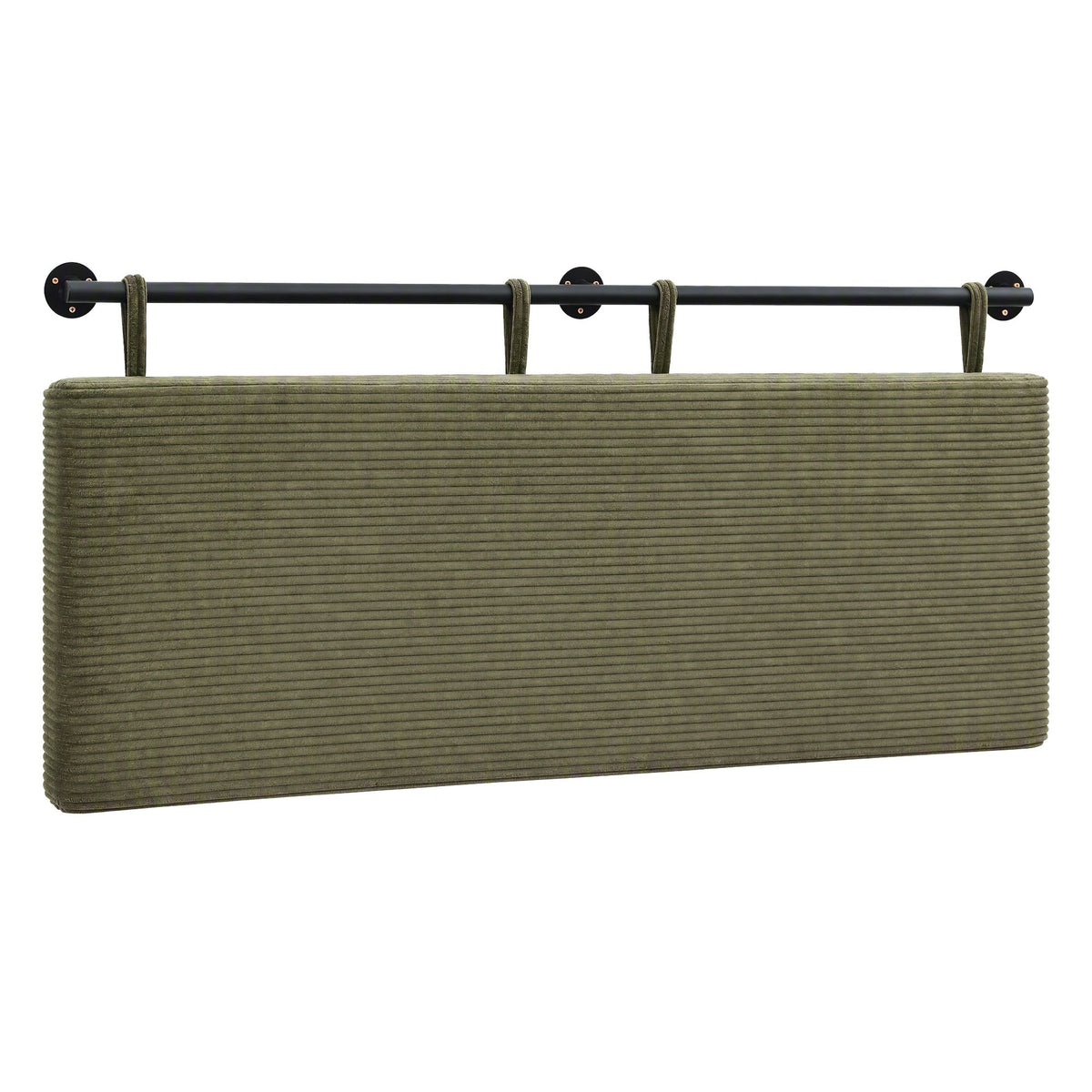 Artiss Wall Mounted Headboard Double Corduroy Upholstered Hanging Bed Head-Furniture > Bedroom > Headboards-PEROZ Accessories