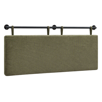 Artiss Wall Mounted Headboard Double Corduroy Upholstered Hanging Bed Head-Furniture > Bedroom > Headboards-PEROZ Accessories