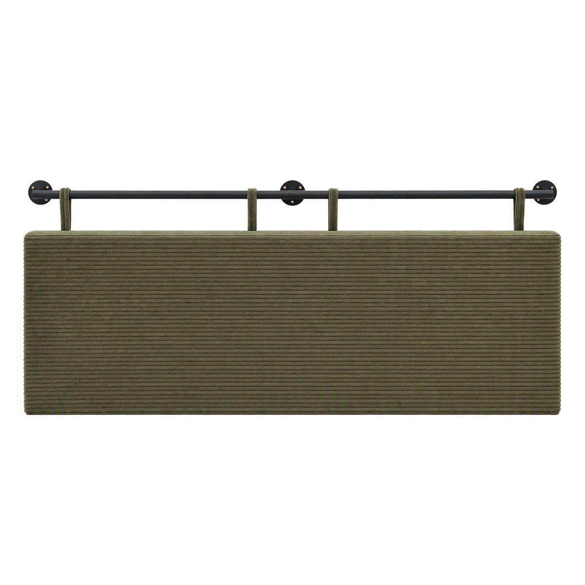 Artiss Wall Mounted Headboard Double Corduroy Upholstered Hanging Bed Head-Furniture > Bedroom > Headboards-PEROZ Accessories