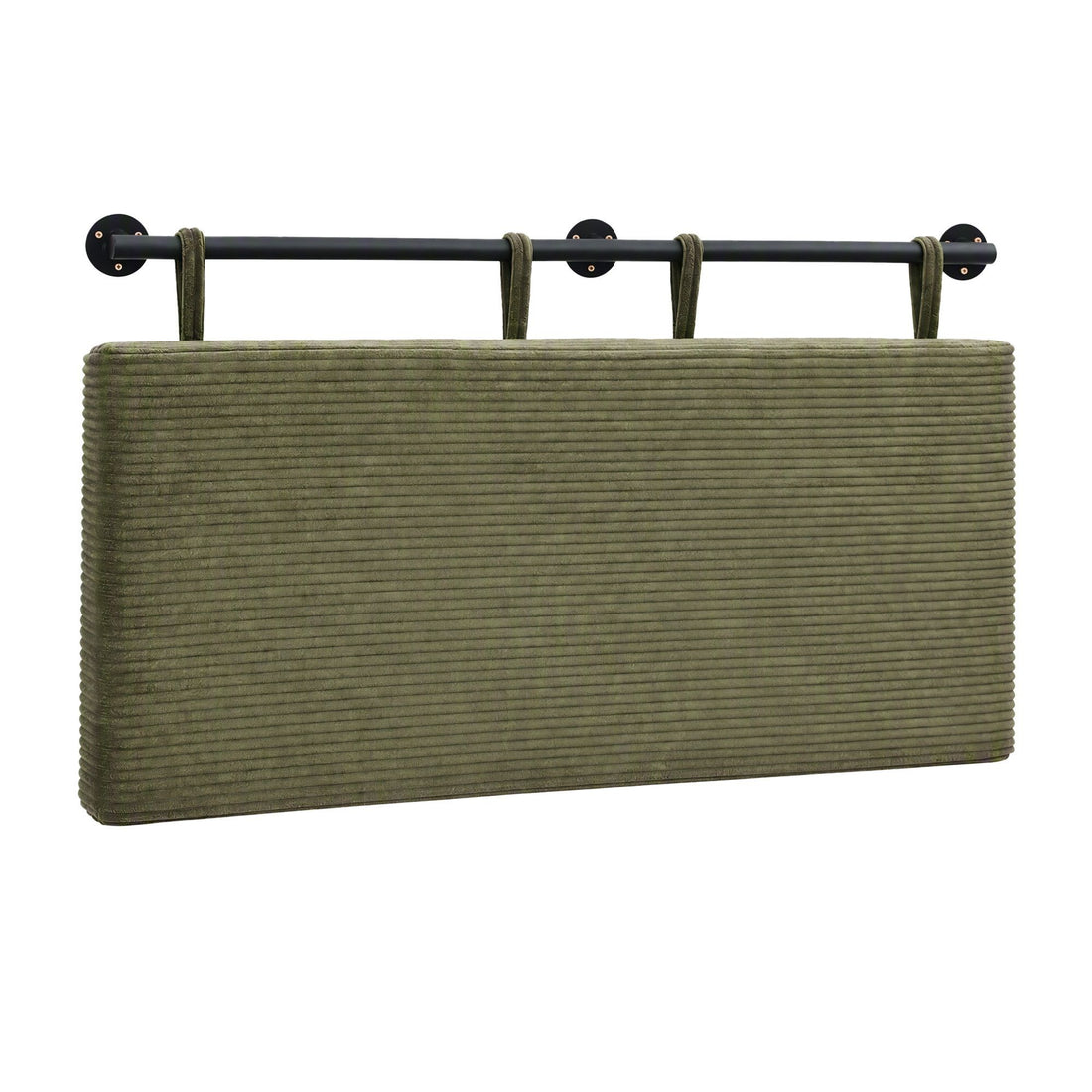 Artiss Wall Mounted Headboard King Single Corduroy Upholstered Hanging Bed Head-Furniture > Bedroom > Headboards-PEROZ Accessories