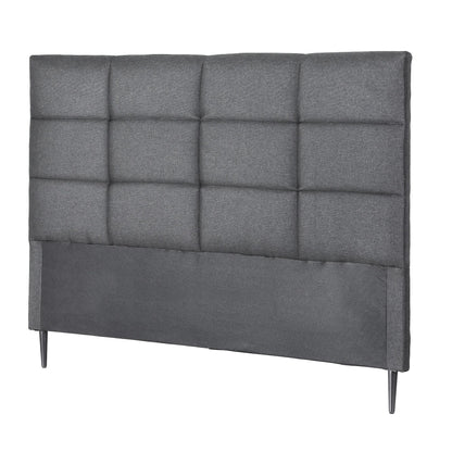 Artiss Bed Headboard Double Bedhead Linen Fabric Charcoal-Furniture > Bedroom > Headboards-PEROZ Accessories