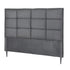 Artiss Bed Headboard Double Bedhead Linen Fabric Charcoal-Furniture > Bedroom > Headboards-PEROZ Accessories