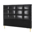 Artiss Bed Headboard Queen Bedhead PU Leather Black-Furniture > Bedroom > Headboards-PEROZ Accessories