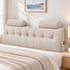 Artiss Headboard Pillow King Wedge Backrest Triangular with 2 Cushions Beige-Furniture > Bedroom > Headboards-PEROZ Accessories