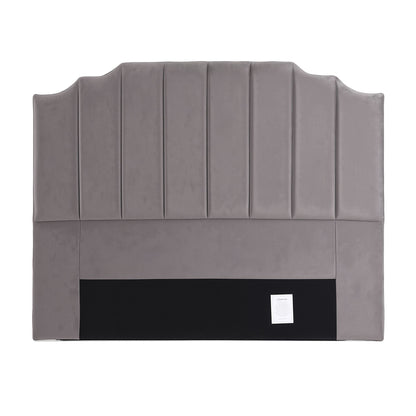 Artiss Bed Head Headboard Queen Velvet 153CM - Grey-Furniture > Bedroom > Headboards-PEROZ Accessories