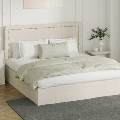 Oikiture Bed Frame King Size Gas Lift Base Storage ADI-Bed Frame-PEROZ Accessories