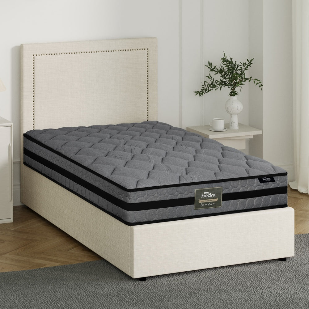Oikiture Bed Frame With Mattress Set King Single Gas Lift Storage ADI-Bed Frame-PEROZ Accessories