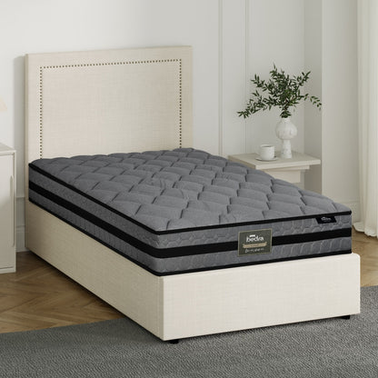 Oikiture Bed Frame With Mattress Set King Single Gas Lift Storage ADI-Bed Frame-PEROZ Accessories