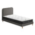 Oikiture Bed Frame Single Size Base with Bonnell Spring Mattress Grey-Bed Frame-PEROZ Accessories