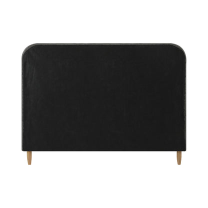 Oikiture Bed Frame Queen Size Fabric Grey BOB-Bed Frame-PEROZ Accessories
