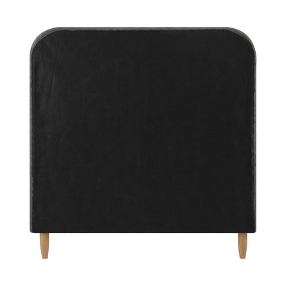 Oikiture Bed Frame Single Size Fabric Grey BOB-Bed Frame-PEROZ Accessories
